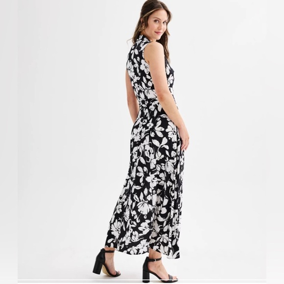 Women's Ellen Tracy Sleeveless Shirt Dress W/Pockets - SIZE S - MISSING BELT - Picture 8 of 13